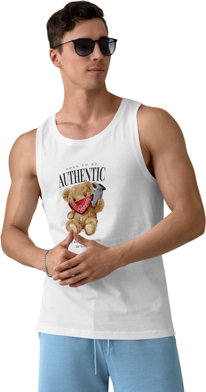 Men's Super Combed PolyCotton Rib Round Neck Slim Fit Sleeveless Vest with Extended Length for Easy Tuck-image-28