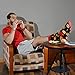 HSELL Mens Colorful Dress Socks Novelty Men Funny Pattern Fashionable Fun Crew Cotton Socks (12 Pairs)