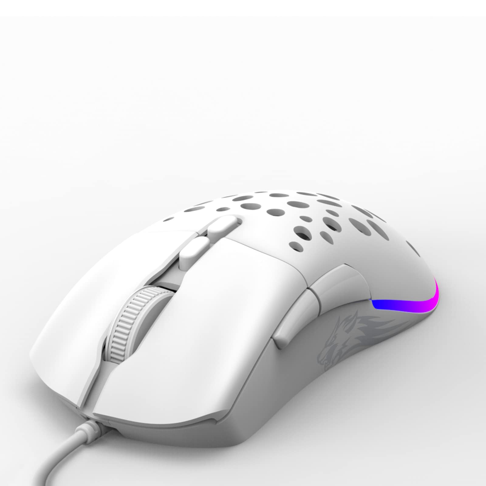 Amazon.com: Mini Ultralight Gaming Mouse RGB Backlit Gaming Mice with  Weight Tuning,Extra Interchangeable Back Plate,12,000 DPI Optical Sensor 7  Programmable Buttons Ergonomic for Windows PC Gamers(White) : Video Games