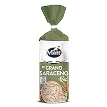 Matt, Le Grano Saraceno Bio, Gallette con Grano Saraceno e Riso Integrale, Fonti di Fibre, Senza Lievito, Senza Glutine, A Basso Contenuto di Grassi, Snack Stuzzicante e Alternativo, 120 g