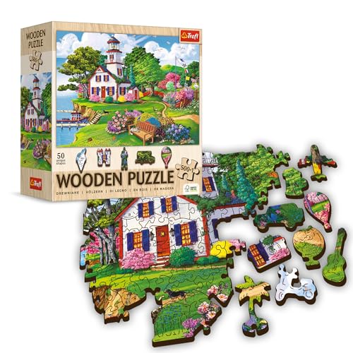 Holz Puzzle 500+1 - Sommer Oase