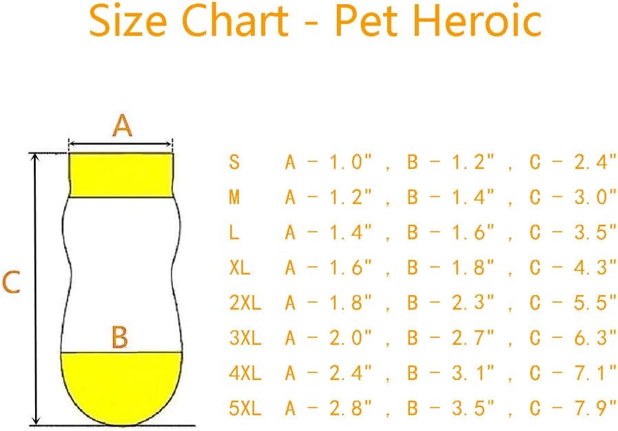 Pet Heroic 8 Sizes Anti-Slip Dog Socks Cat Socks Dog Cat Paw Protector with Rubber Reinforcement, Traction Control for Indoor Wear, Fit Extra Small to Extra Large Dogs Cats