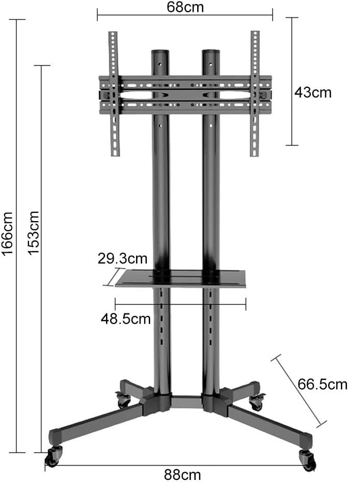 Soporte Rodante para TV con Ruedas Silenciosas miniatura 2