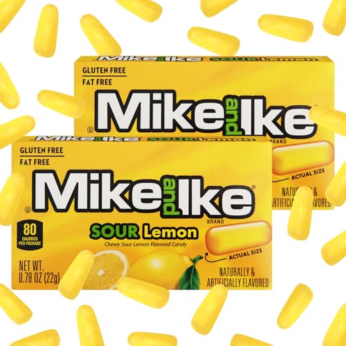Mike and Ike Dulce Ácido de Limón, Pack de 2 Cajas 0.78 oz miniatura 3