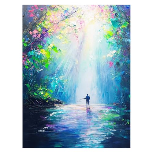 数字油絵 抽象的な 数字塗り絵画 手芸キット フィギュアアート ペイントバイナンバー 手作りキット 子供 初心者 と アクリル絵の具 と ブラシ キャンバス 40x55 Cm Paint by numbers のために そして自宅 壁飾り ギフト 女性 m