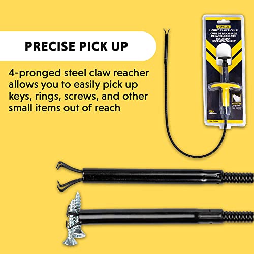 General Tools 70399 Lighted Steel Claw Mechanical Pick-Up Tool, 36-Inch #TOP3
