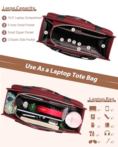 15.6" Bnlcd 25L Laptop Work Bag w/ Insulated Lunch Compartment - image 5