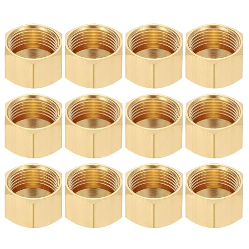 Tapa de extremos de tubos con rosca 3/8 para solucionar goteos en aire acondicionado PATIKIL 2
