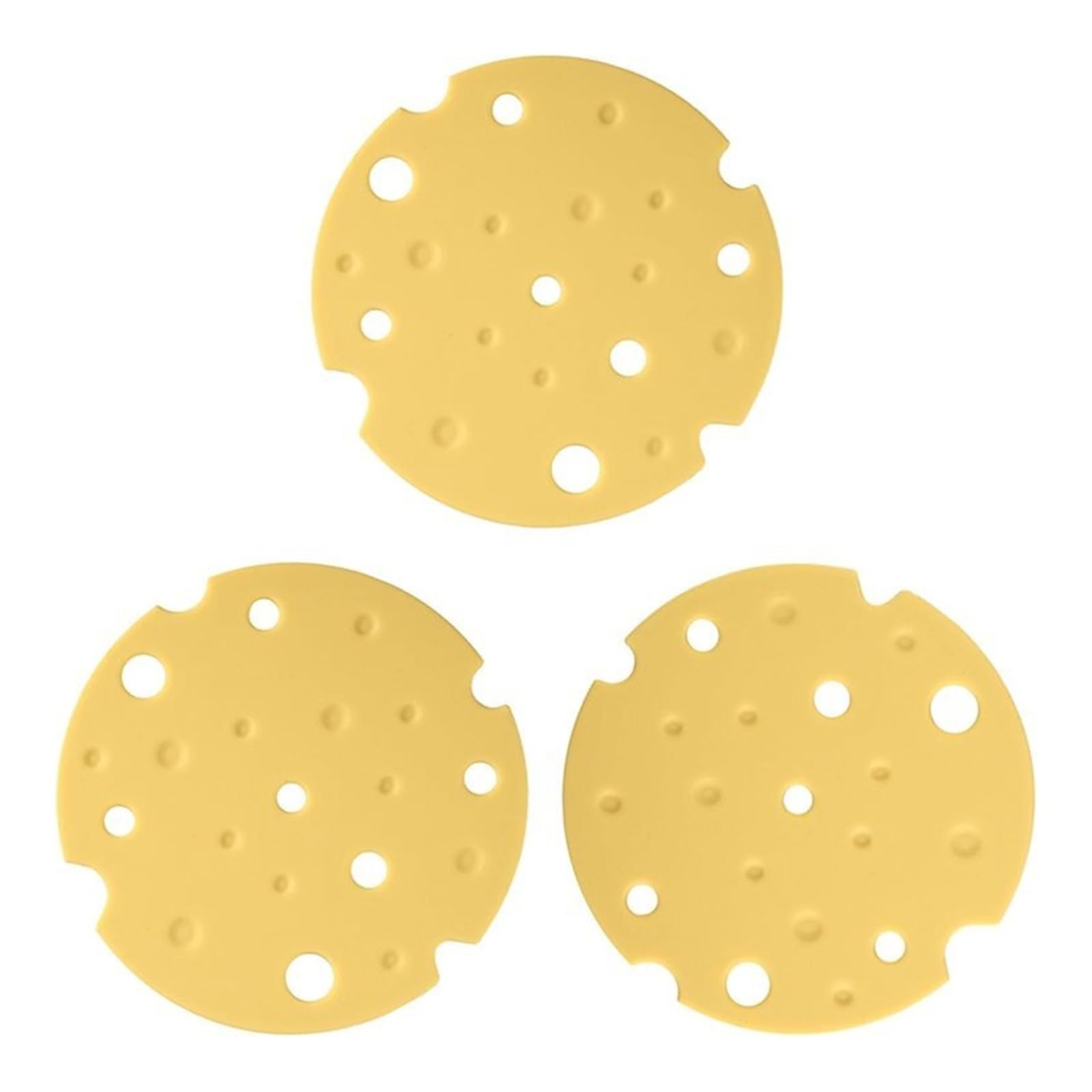 Lot de 3 dessous de plat en silicone pour plats chauds, style fromage