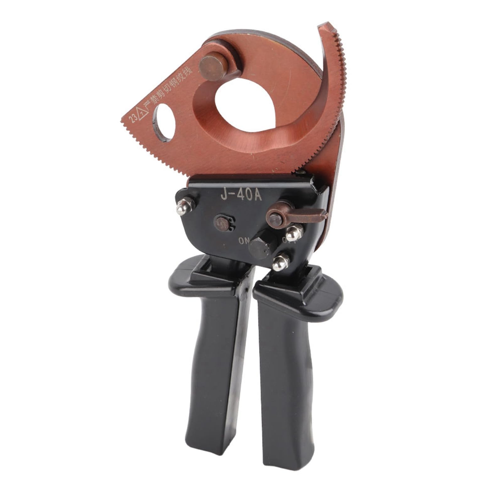 Cuifati Industrieschere 300 mm² Drahtschneider, J40A-Kabelschere Zum Schneiden von Kupfer und Aluminium, Mechanische Krafterhöhung, Geschmiedete Klinge, Leichtes, Arbeitssparendes Schneidwerkzeug