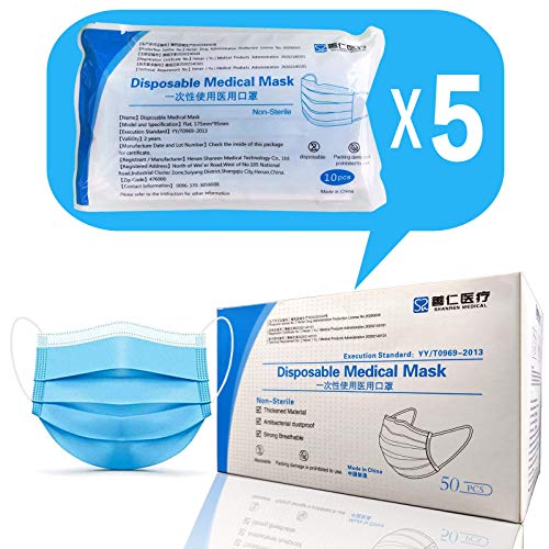 MTYX Disposable Medical Grade Face Masks, Mouth Mask, Quality