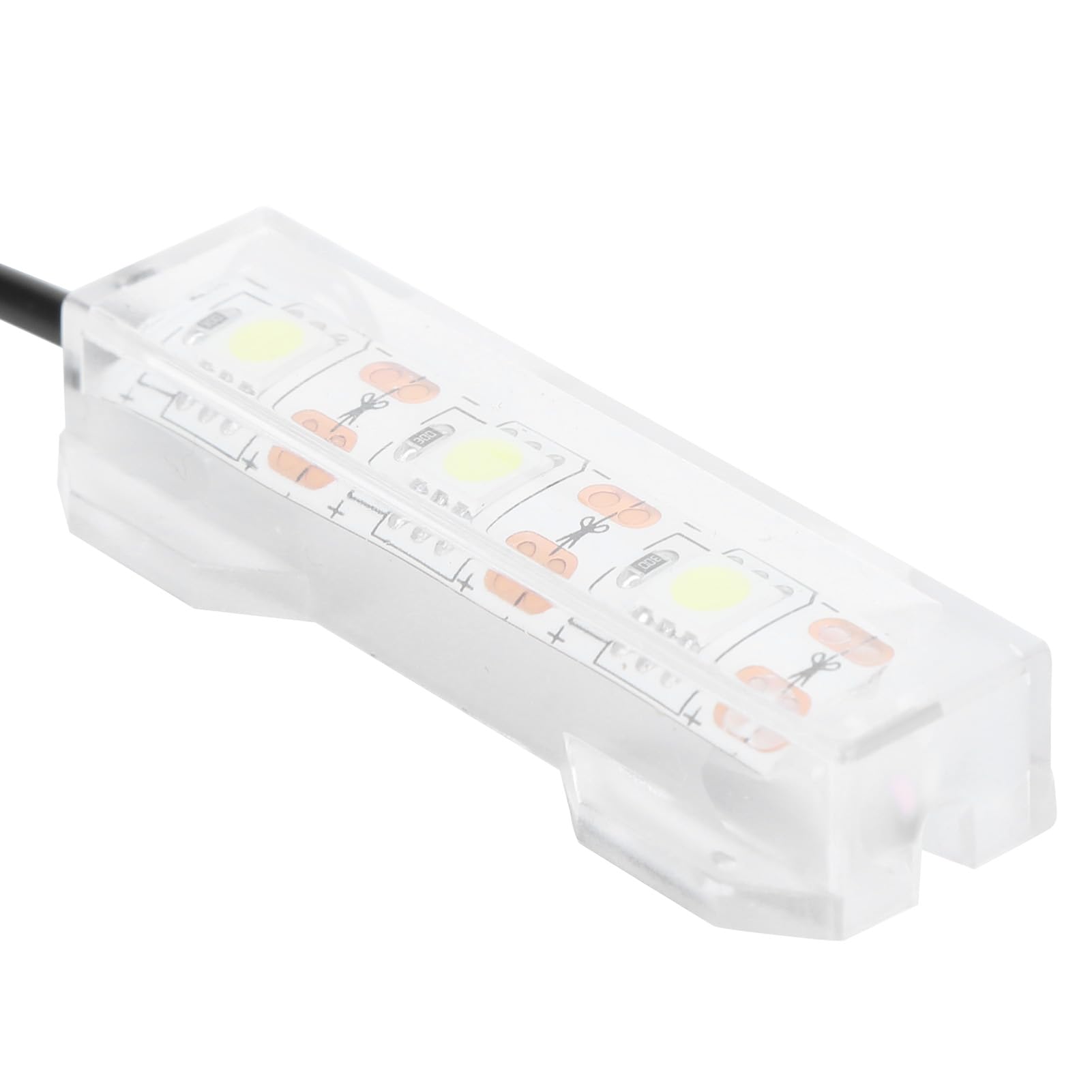 Naroote LED Aquarium Light, Plastic Waterproof Aquarium USB Light, USB Charging Portable for Fish Tank Aquarium Freshwater Office Desk - Image 3