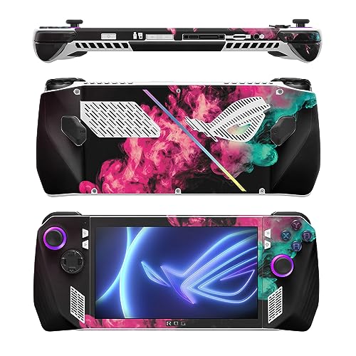 Image of MightySkins Skin Compatible with Asus ROG Ally - Magenta Smoke | Protective, Durable, and Unique Vinyl Decal wrap Cover | Easy to Apply, Remove, and Change Styles