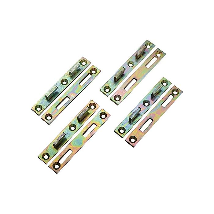 Buy Rockler 4” x 5/8" Bed Rail Brackets (4Pack) Wrought Steel Bed