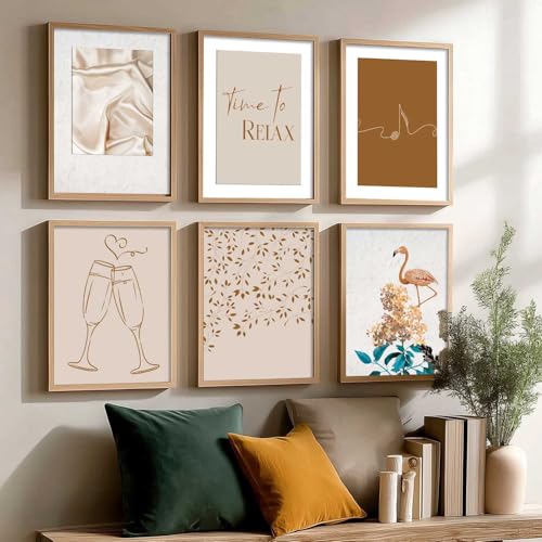 Image of kotart Paintings Modern Art Framed Wall Painting for Living Room Bedroom - Wall Posters /Paintings with Frame - Painting for Living Room Bedroom Office Room Decor - Painting for Wall Decoration (10x13 inch, C)