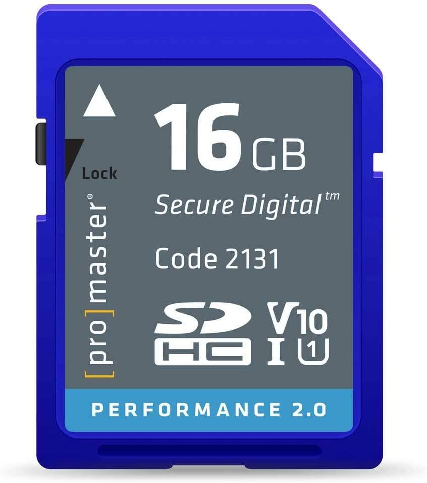ProMaster SDHC 16GB Performance 2.0, Memory Card, (Model 2131)