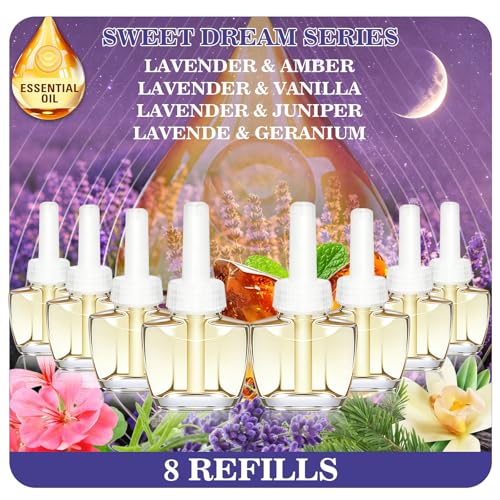 Image of Plug-In Air Freshener Refills 8 Count - Scented Oils Refills for Sleep