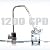 Triton X12 - Tankless Reverse Osmosis (RO) System 1200 GPD Smart LED Faucet
