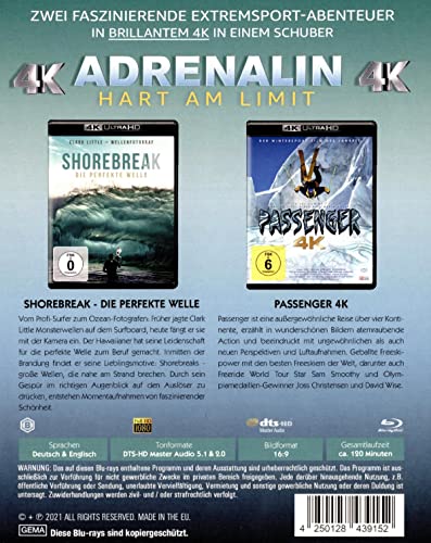 Adrenalin – Hart am Limit – 4K Blu-ray (UHD Blu-ray Disc)