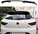 Tylny spoiler samochodu ABS dla Volkswagen Leon 5F MK3 czarny spoiler 2012-2020, Car Styling bagażnika z włókna węglowego spojler dachowy zderzak bagażnika wykończenie dachu