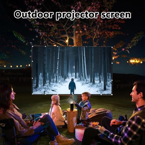 Pantalla de proyector plegable HD 16:9 120 pulgadas miniatura 4