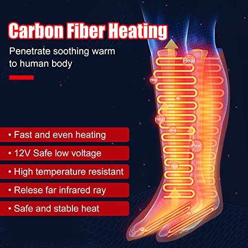 Calentador Eléctrico de Piernas con Fibra de Carbono miniatura 5