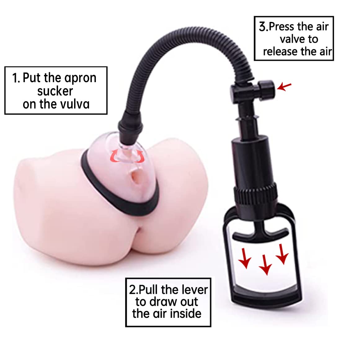 pumps sex toy Vacuum Enhancement Pump, Adult Sex Toys for Men, Black, 10 Count main image 0