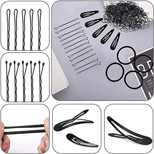 ZOCONE Accessori Capelli Nero Set, 230 PCS-30