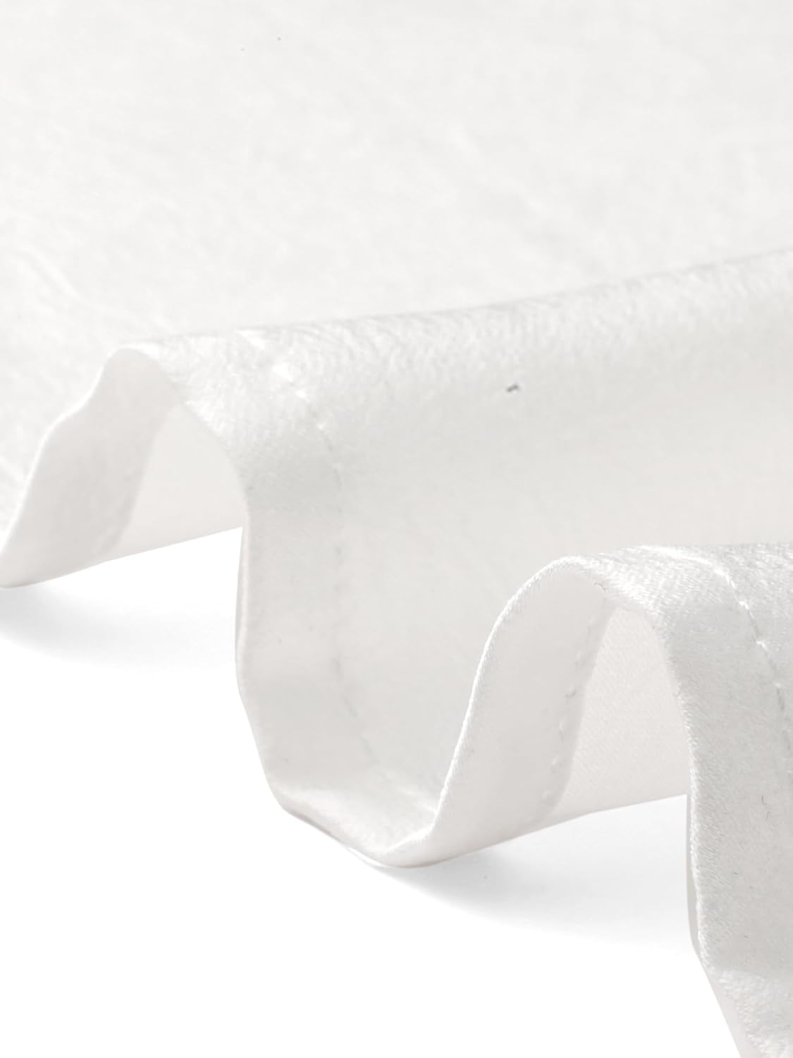 Allegra K Work Shirt for Women Silk Satin Button Down Long Sleeve Business Tops Office Formal Blouse - Image 5