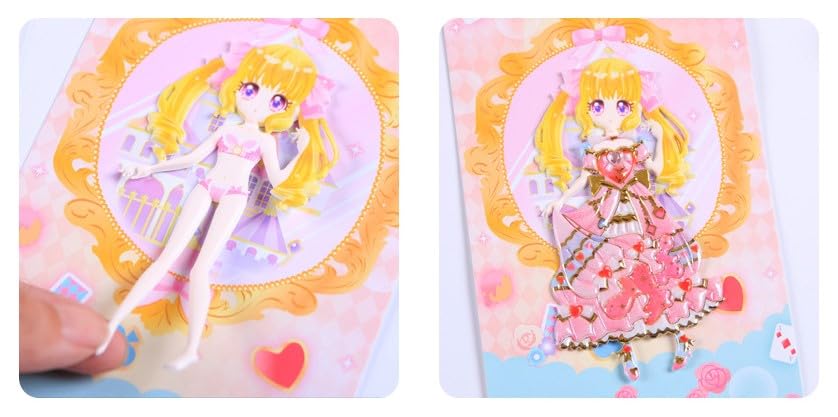 Image of 3D Aroma Princess Puffy Stickers Set for Kids - Cute Fairy Princess Dress-Up Stickers with Accessories for Scrapbooking, Journals, School Projects & DIY Crafts