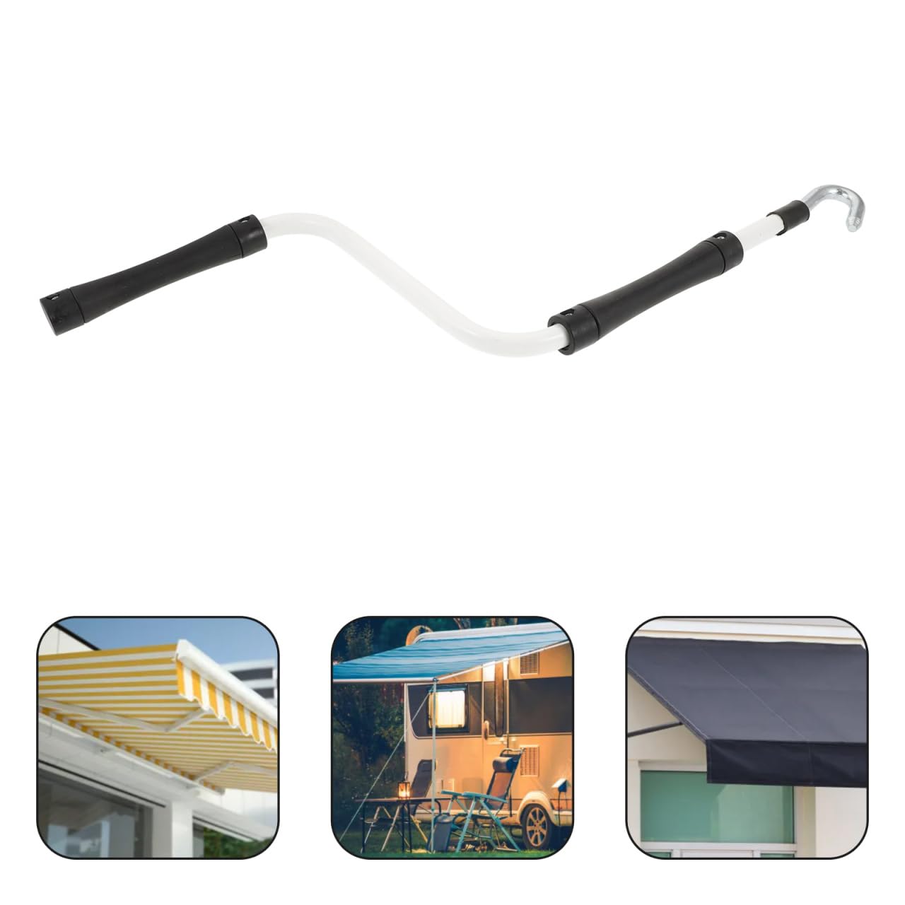 Manivelle pour auvent Accessoires pour Solaire et Contre la Pluie Poignée à manivelle pour systèmes manuels et électriques Longueur 05 mètres Robuste et Durable
