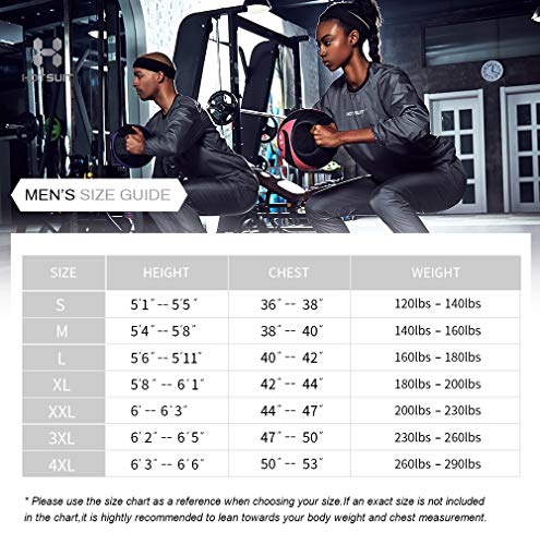 Hotsuit Giacca Sauna Uomo Perdita Di Peso Palestra Giacca Allenamento, Nero, 4XL - 8