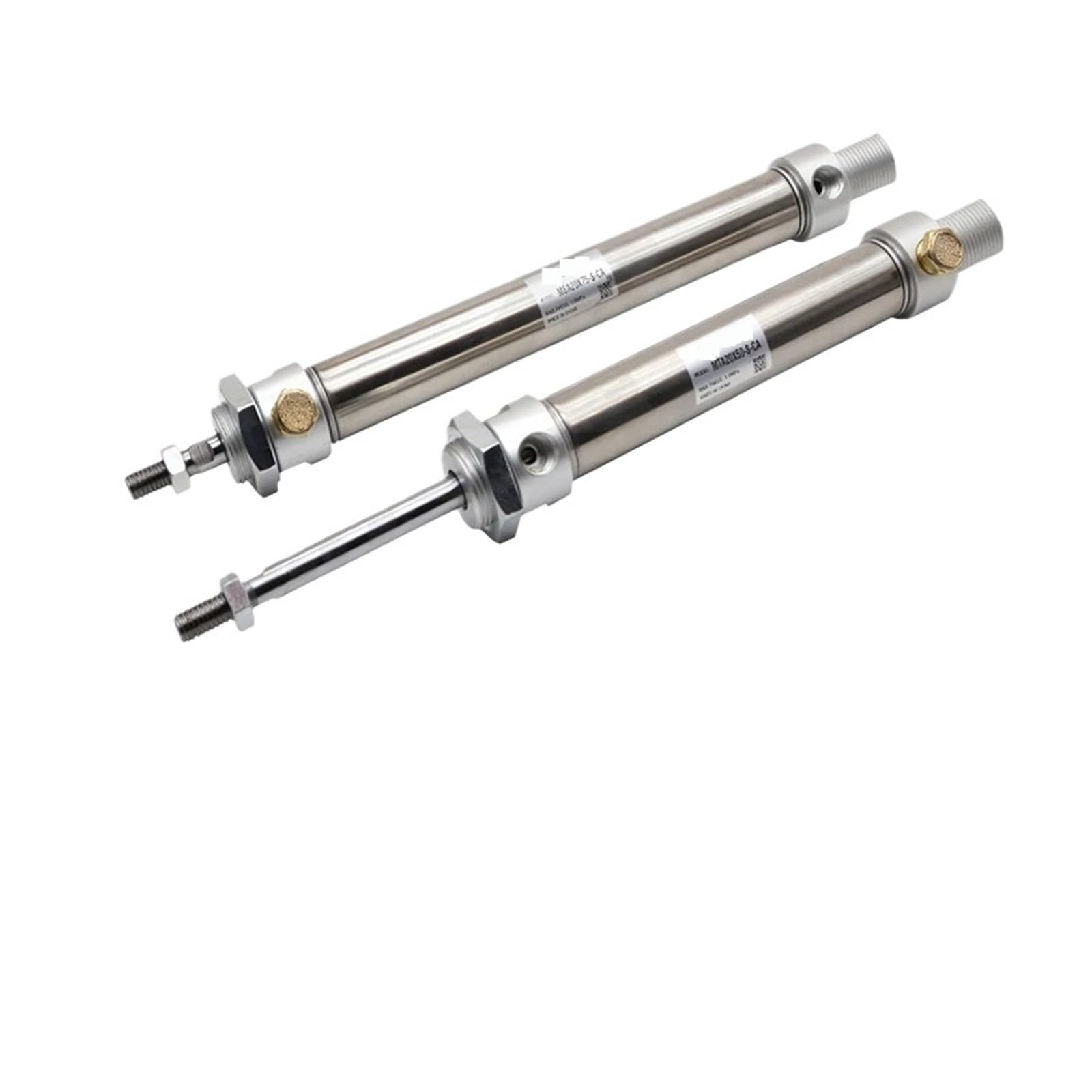 MTA Rundzylinder Mit Feder – Einfachwirkend, Bohrung 16–63 Mm, Hub 25–300 Mm, Für Druckluftanwendungen