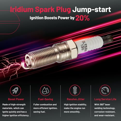 Image of BDFHYK Ignition Coils UF497 and Iridium Spark Plug 5019 Compatible with GMC Envoy XL Chevrolet Trailblazer EXT Saab 9-7x Buick Rainier Isuzu Ascender l6 4.2L Replaces C741 GN10454 AP5364 Set of 6