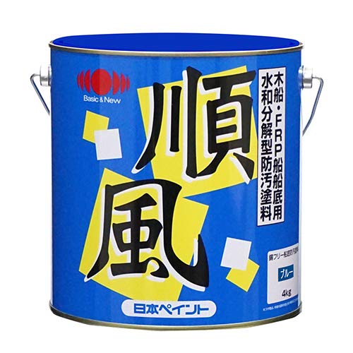 Amazon | ニッペ(Nippe) ペンキ 塗料 順風 4kg ブルー ラッカー つや