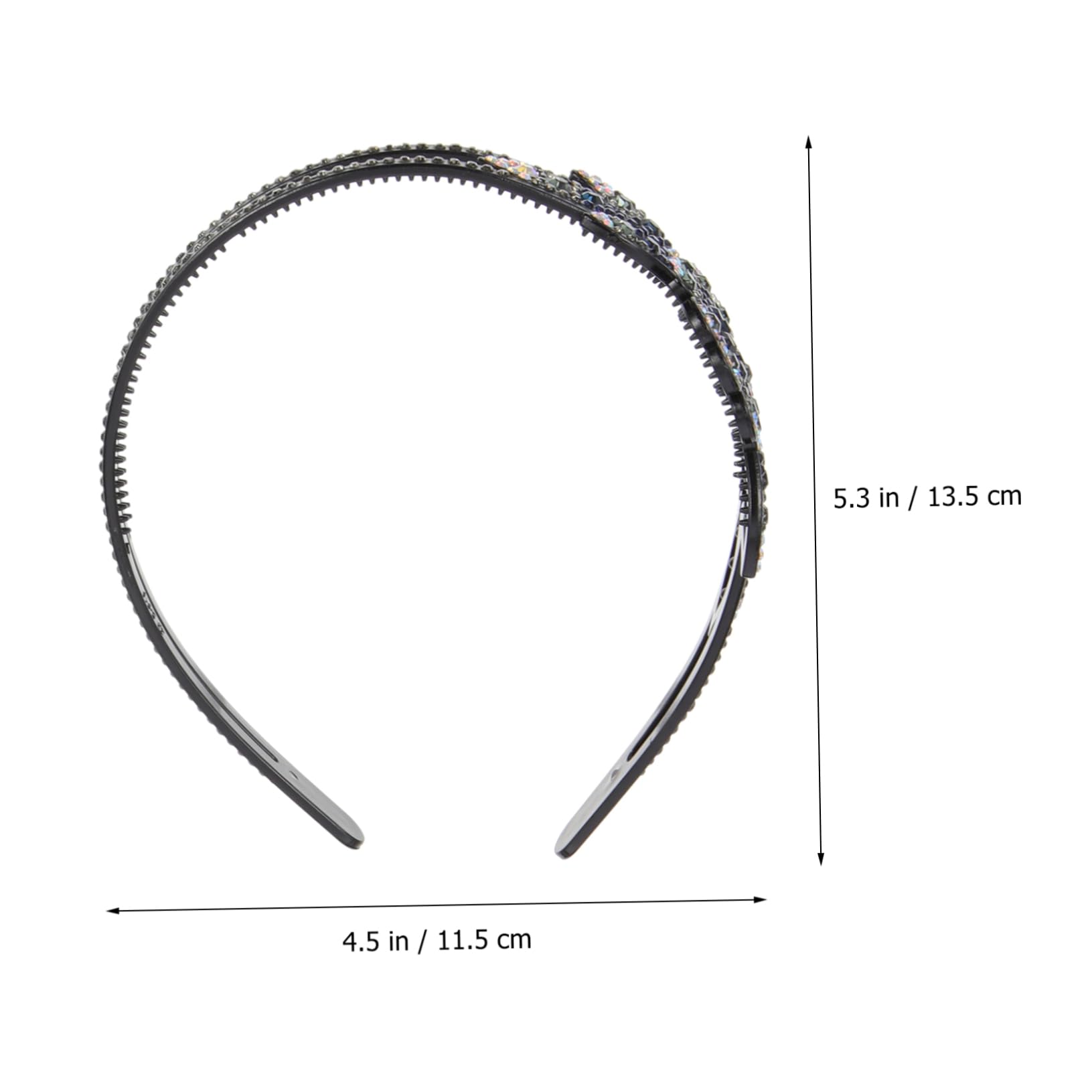 FRCOLOR 3 Juegos De Diadema Ancha Con Diamantes De Imitación Y Peine Diadema Sin Diadema Para Mujer Accesorio Para El Cabello De Fiesta 4 Piezas X 3