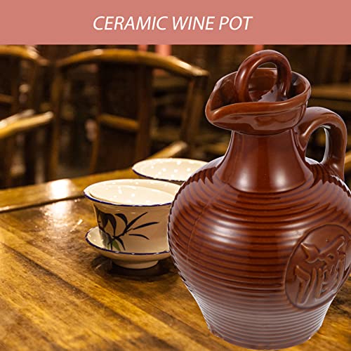 Pichet à vin en céramique 500ml élégant pour vos dîners et dégustations