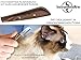 Trimmmesser für Hunde und Katze mit Super feiner Zahnung. Ideal für Beginner in der Fellpflege. Kleine Feine Kurze Ausführung Fellmesser Hundeschere Messer Kamm