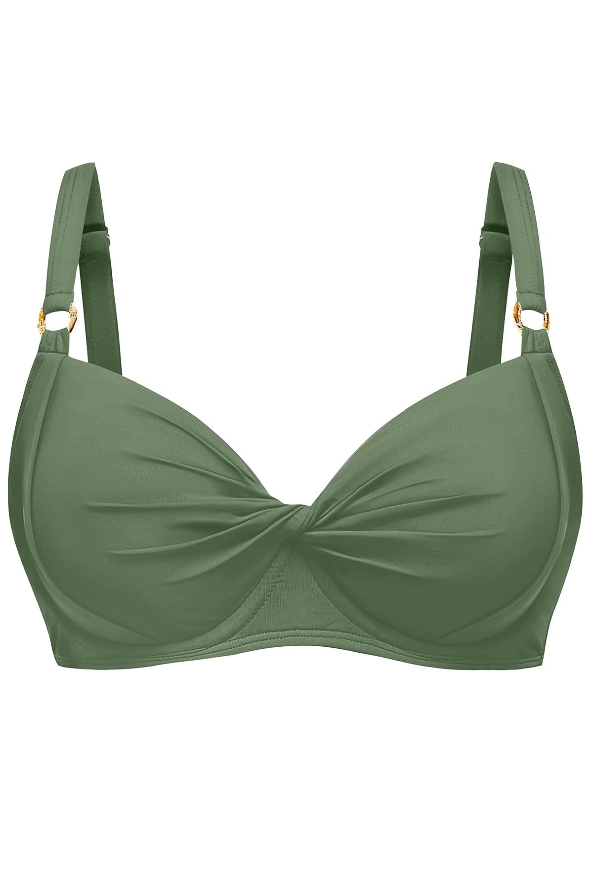Women Underwire Bikini Top - Bra Padded Push Up Swimsuit Top
