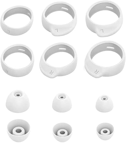 Miniatura 3 de Rayker Kit de almohadillas para auriculares Galaxy Buds+ Plus SM-R175, 3 pares de ganchos para las orejas y 3 pares de almohadillas para las orejas,