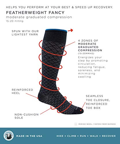 Sockwell Women's Featherweight Fancy Moderate Graduated Compression Sock2