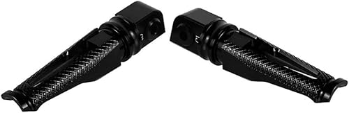 Miniatura 4 de Rear Motorcycle Footpegs CNC Aluminum Accessories for Yamaha YZF R6 2006-2017 for R1SM 2009-2014 (Black)