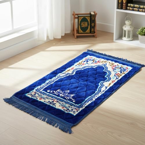 Tapis de prière extra épais et doux pour méditation confortable