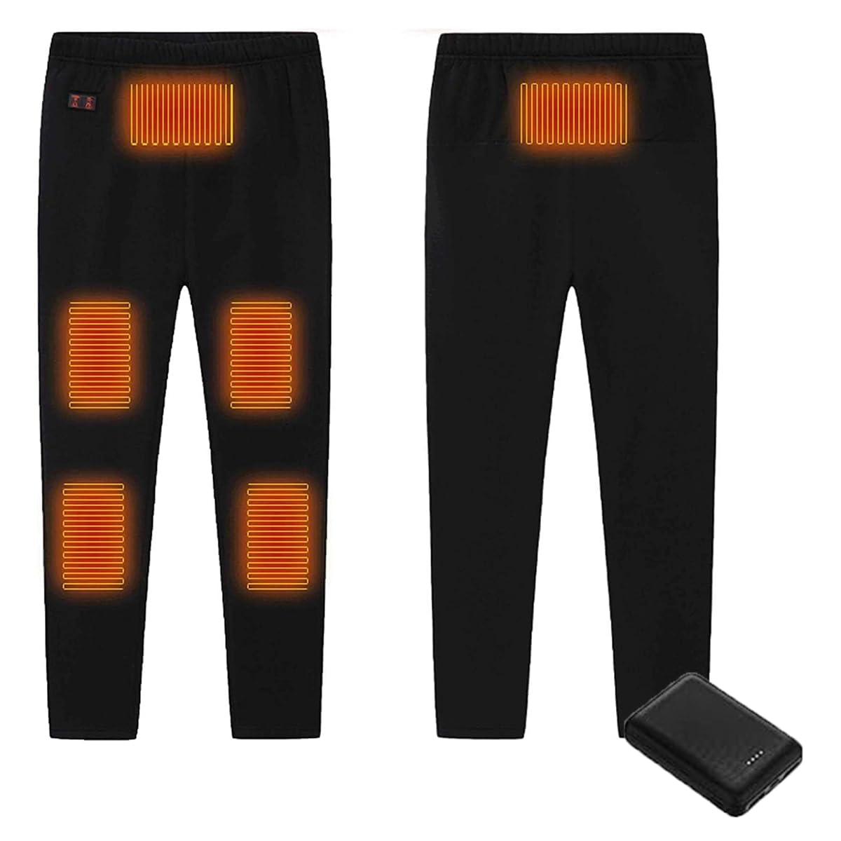Camiseta térmica de 12 Zonas o pantalón térmico de 6 Zonas, Ropa Interior Larga con Doble Control de Calor para Deportes al Aire Libre.