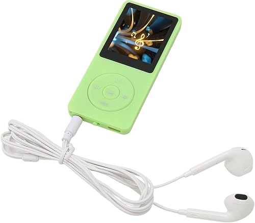 Gugxiom Reproductor MP3 MP4, capacidad de memoria integrada de 8 GB, reproductor de música portátil de 450 mAh con pantalla de 1.8 pulgadas para