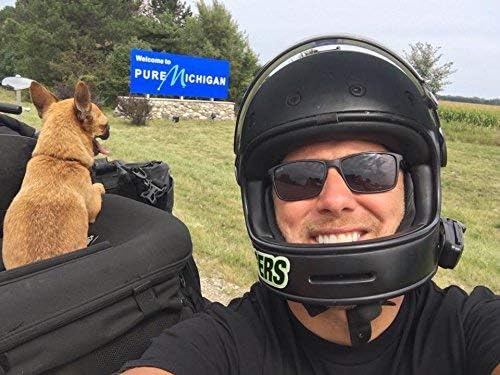 Epoch Eyewear Murphy Sport Motorcycle Sunglasses Black Frame with Smoke Lens - Image 5