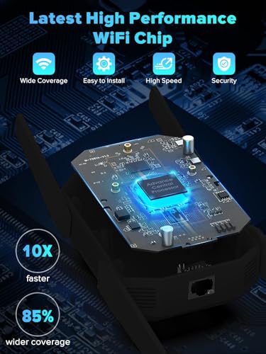 2026 AX3000 WiFi 6 Extender, WiFi Extender Signal Booster - image 4