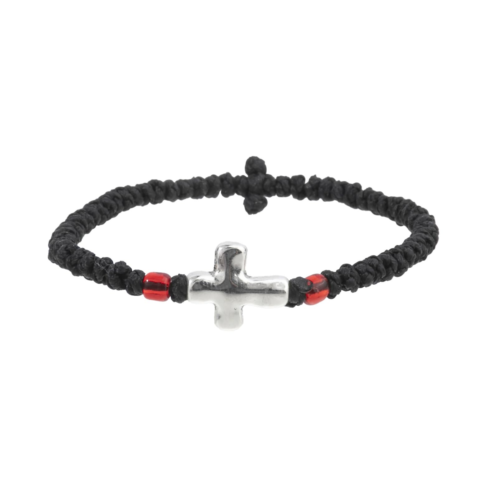 Zxfdsfdbnm Religious Crucifix Braided Adjustable Handcrafted Rope Design for Daily Comfort Faith Symbol Crucifix