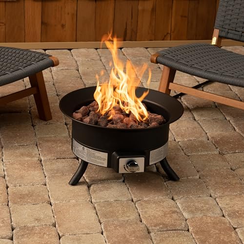Amazon Basics 63754 19-Inch 55,000 Btu Round Portable Propane Gas Fire Pit thumb #12
