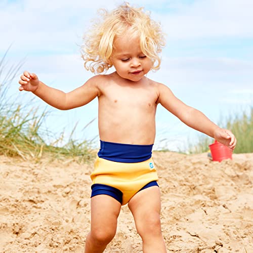 Splash About Happy Nappy, Yellow & Navy, 3-6 Months #TOP6